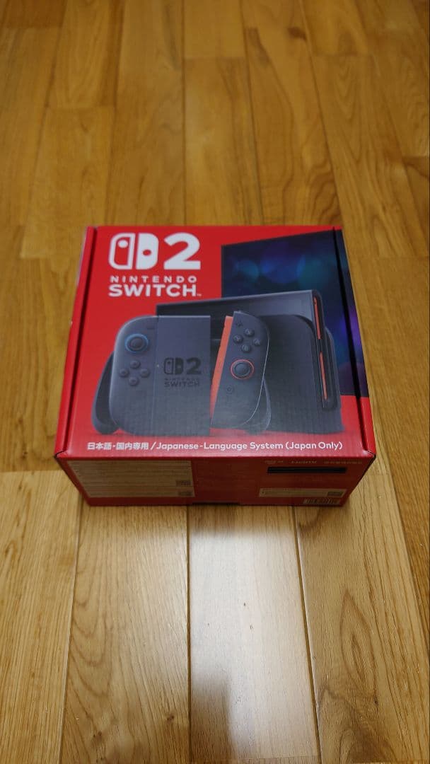 Nintendo Switch 2 日本語設定 黒/赤 Nintendo Switch 2は”日本語・国内専用”とマイニンテンドーストアで