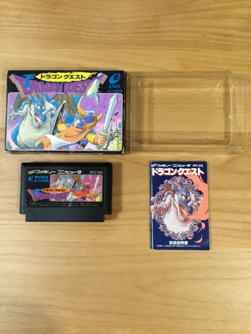 ドラゴンクエスト 箱、説明書付き ファミコン ドラクエ - メルカリ