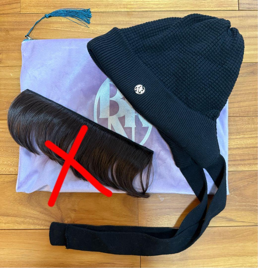 BAREN バレン ニット帽 ボンネット 黒 - メルカリ