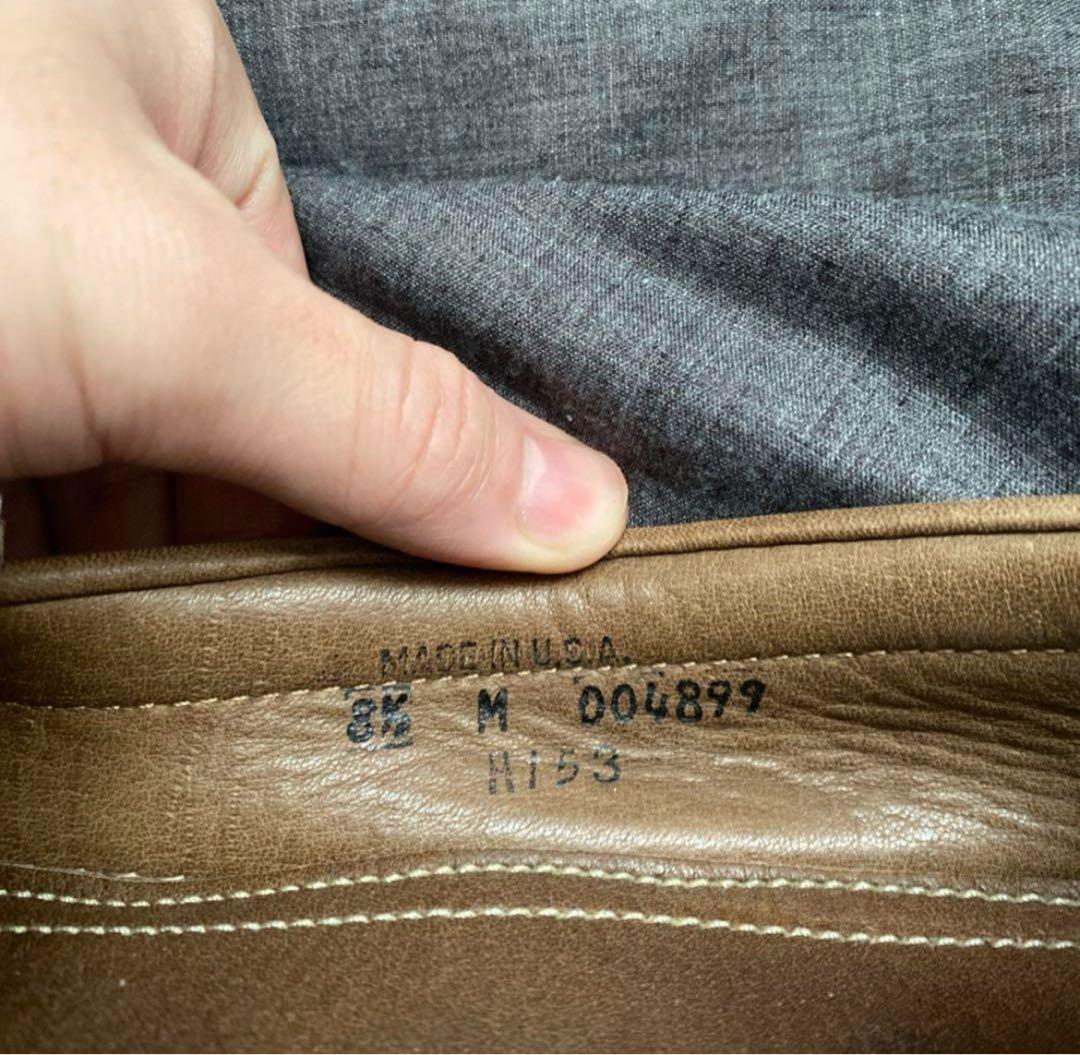 良品】Alden ビームス別注 81/2 M153スエード モカシン ベージュ