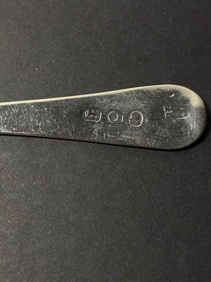 1809年 英国アンティーク 純銀ティースプーンスターリングシルバー