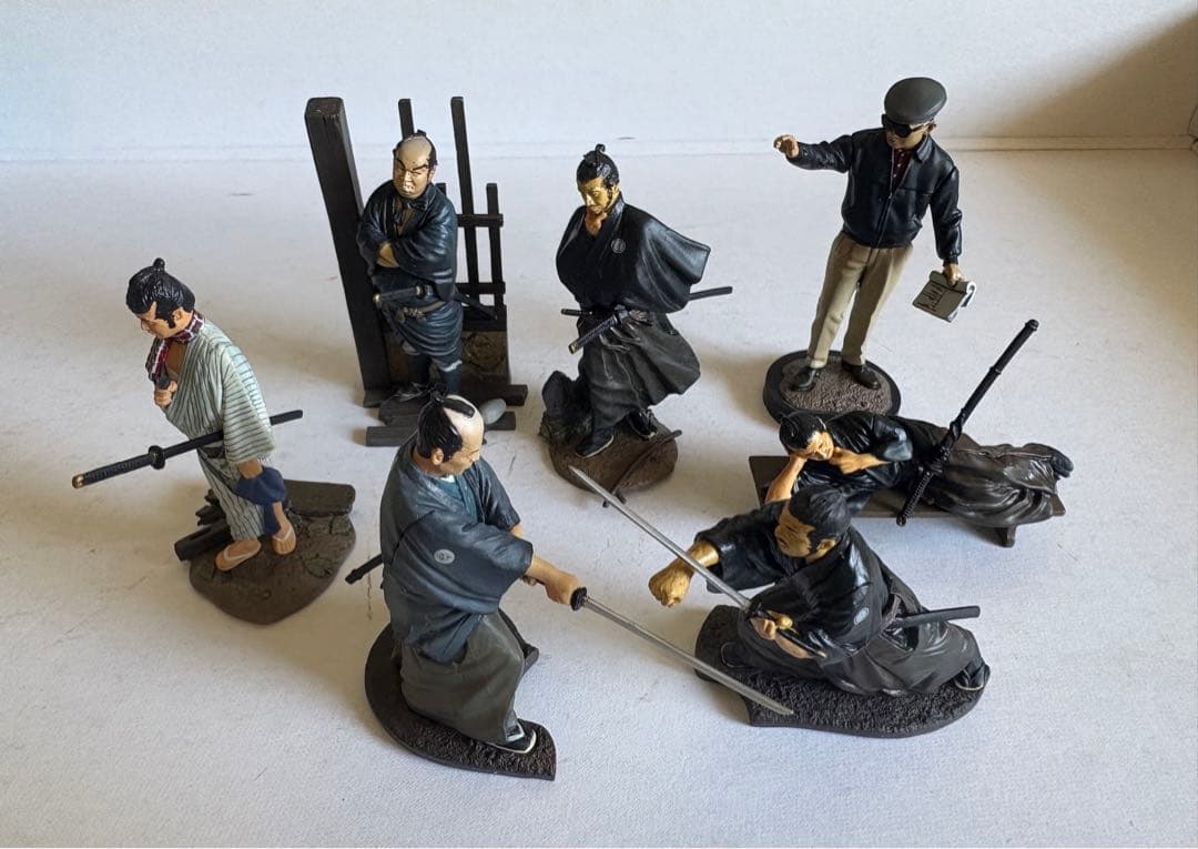 絶版品】海洋堂 黒澤明 よみがえる巨匠の現場／ 彩色版 全7種セット