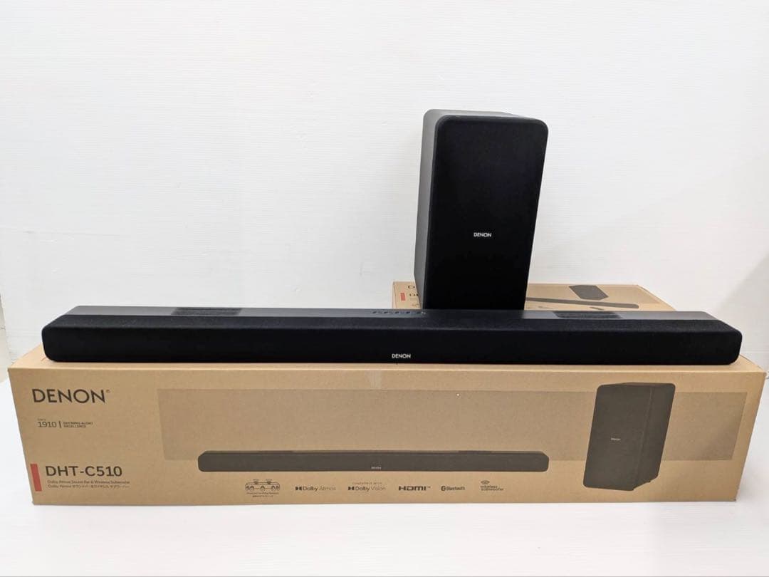 DENON 3.1.2ch サウンドバー&サブウーハー DHT-C510 デノン 3.1.2ch サウンドバー&ワイヤレスサブウーハー DHT-C510K