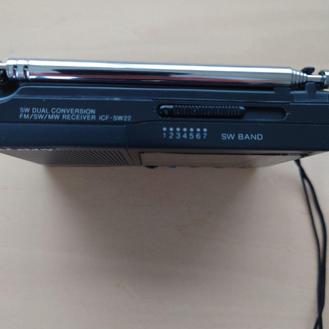 s*9様 SONY ICF-SW22 SW MW FMポータブルラジオ - メルカリ