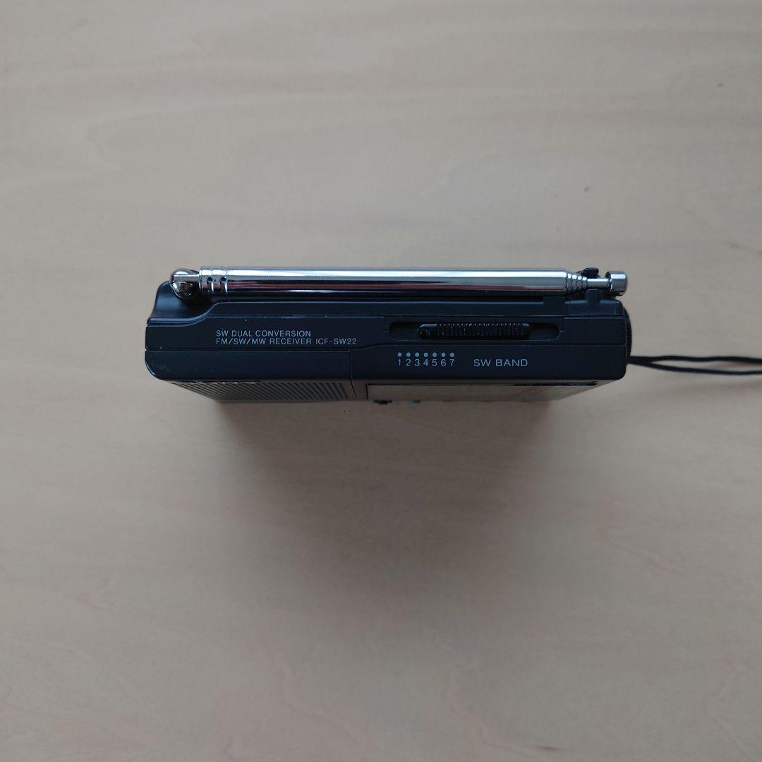 s*9様 SONY ICF-SW22 SW MW FMポータブルラジオ - メルカリ