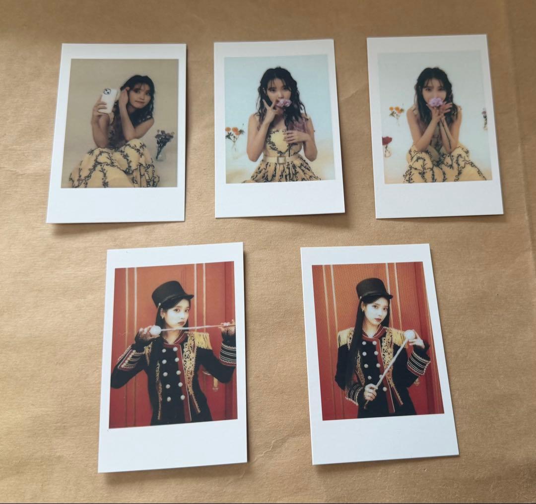 iu the golden hour 公式 md ポラロイド チェキ セット - メルカリ