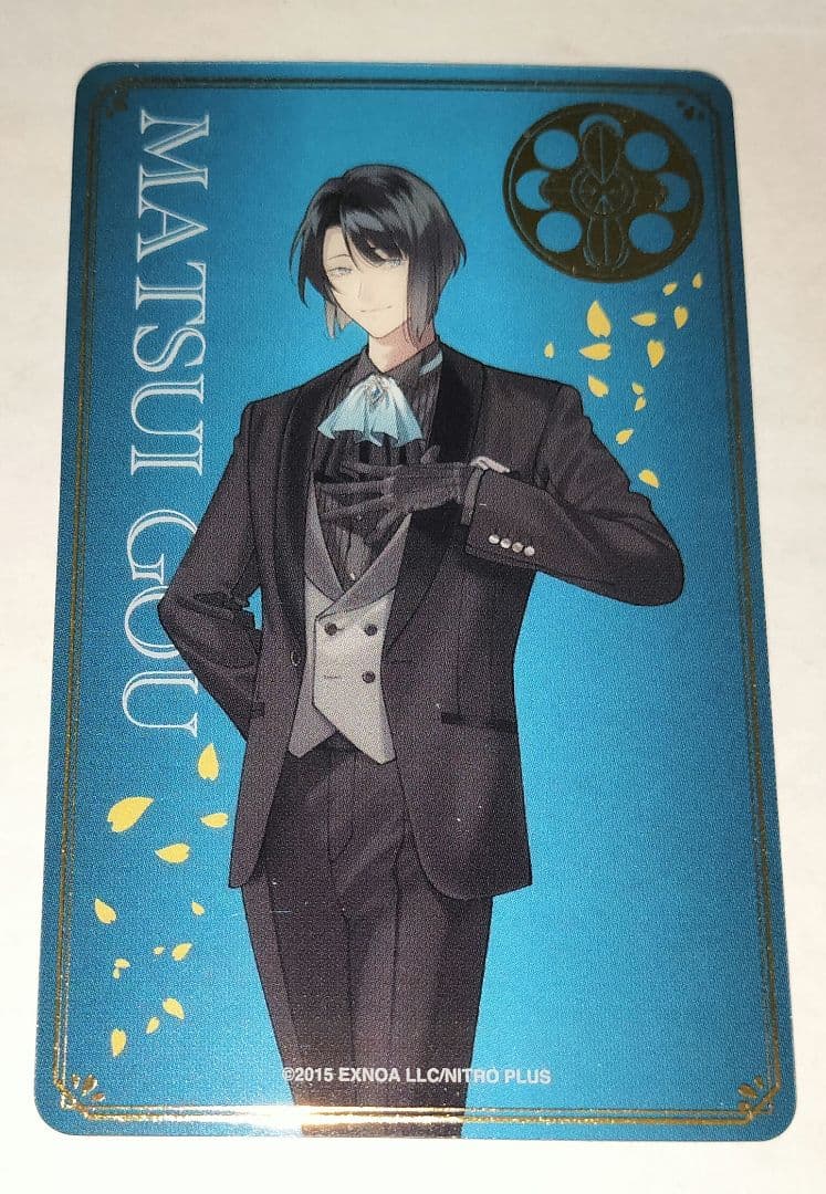 刀剣乱舞 とうらぶ 松井江 祝装箔押しクリアカード 大本丸博 - メルカリ