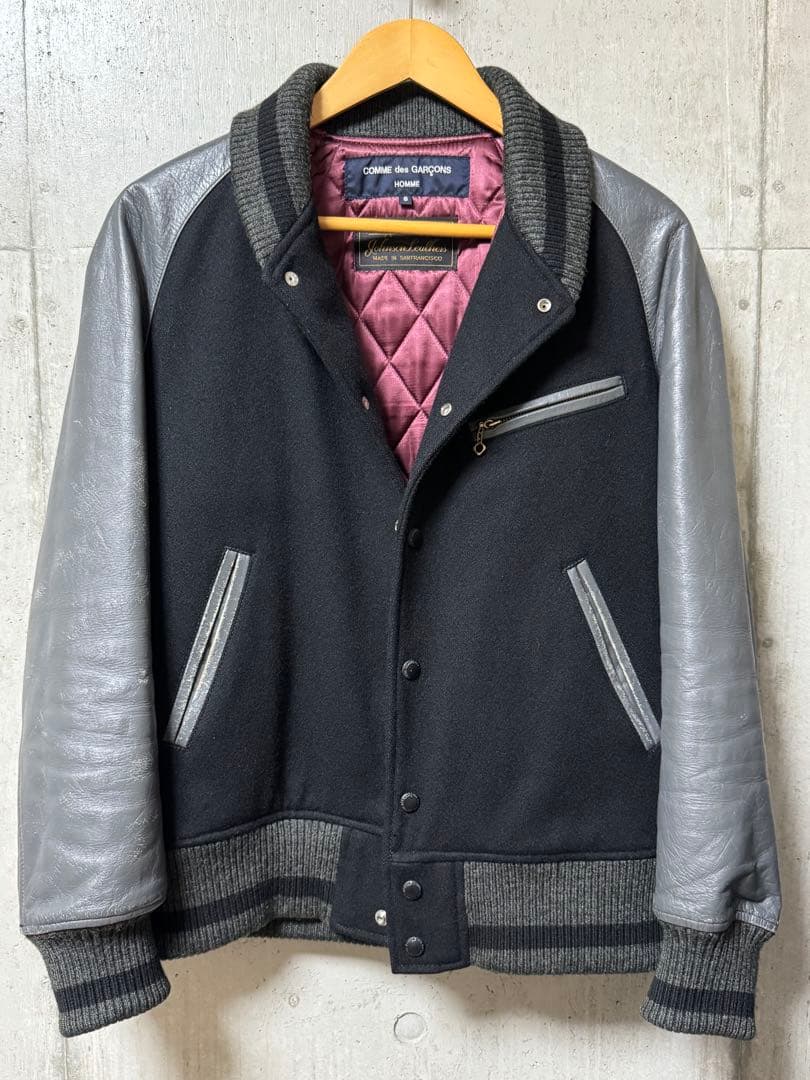 コムデギャルソンオム AD2013 ジョンソンレザースタジャン COMME des GARCONS HOMME スタジャン レザー Johnson Leathers