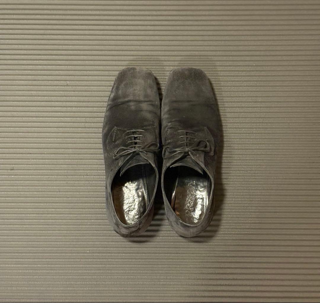 prada archive square toe suede shoes - メルカリ