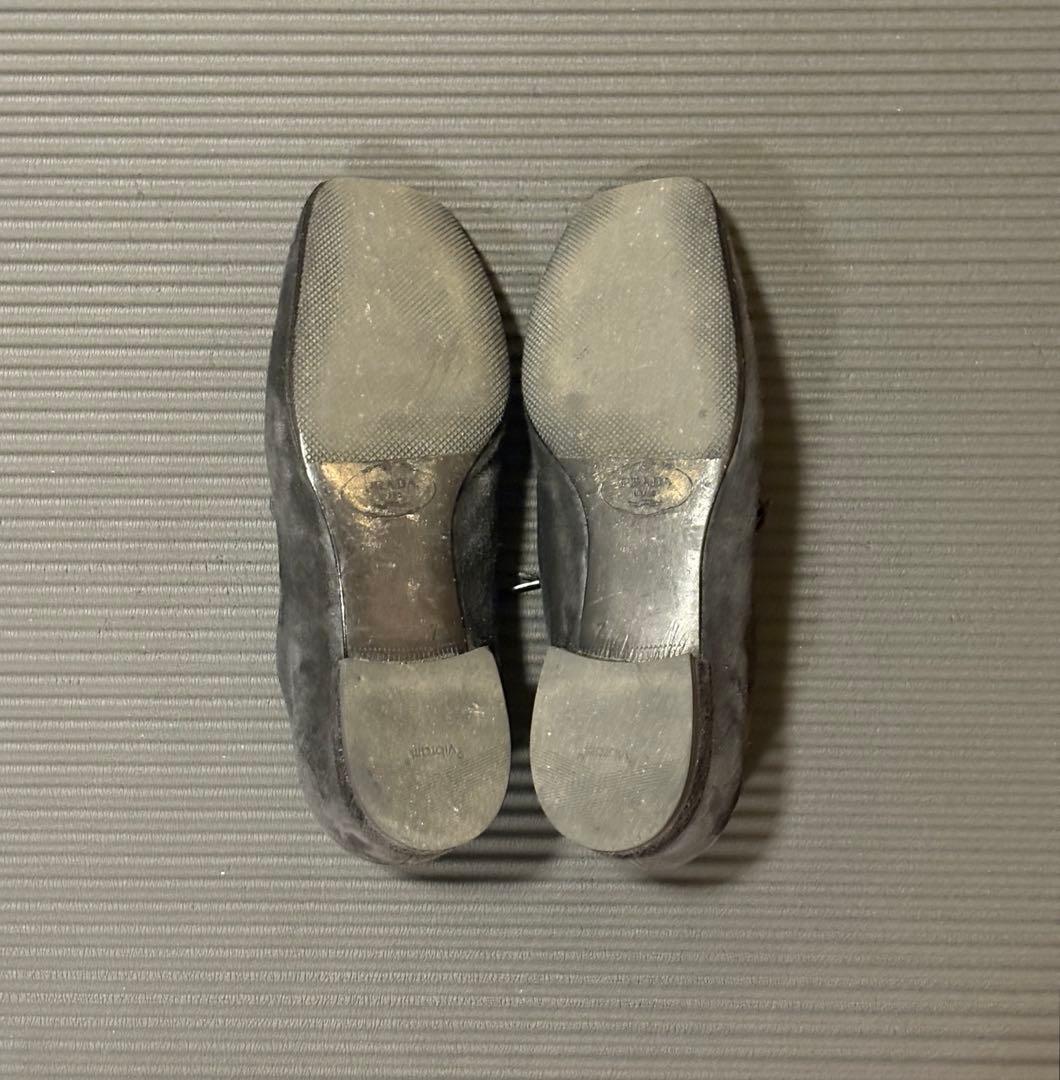 prada archive square toe suede shoes - メルカリ