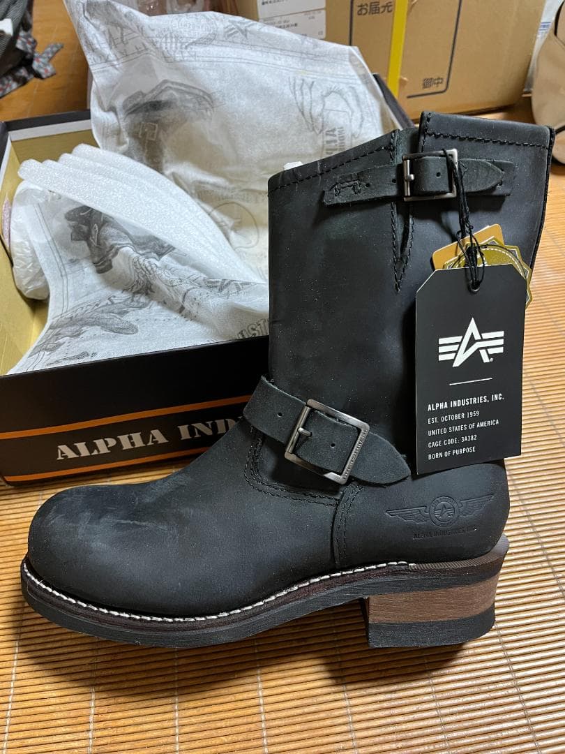 アルファインダストリーズ エンジニアブーツ - メルカリ