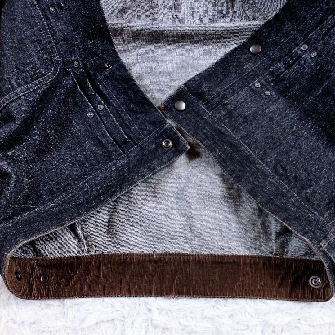 レア高】WEST RIDE LEATHER CO バイカーベスト デニム 黒 - メルカリ