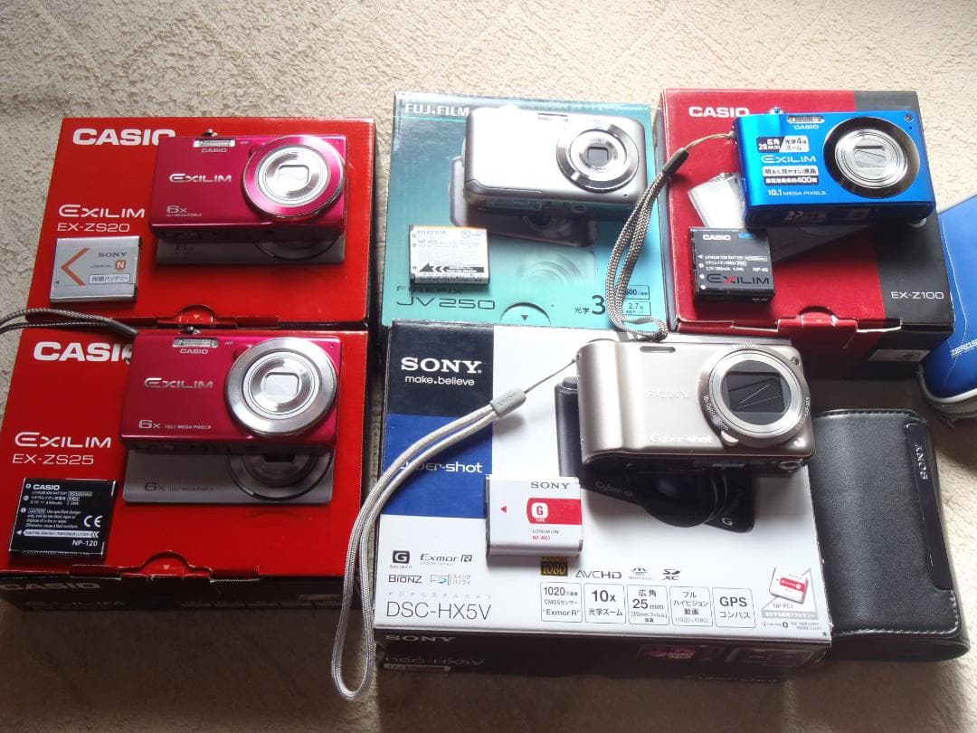 ⭕️動作品❤️4台セット★デジカメ★各メーカー揃い★今は、箱付き＋バッテリー付き Vixen 天体望遠鏡 USBモバイルバッテリーPD12V | ビクセン Vixen