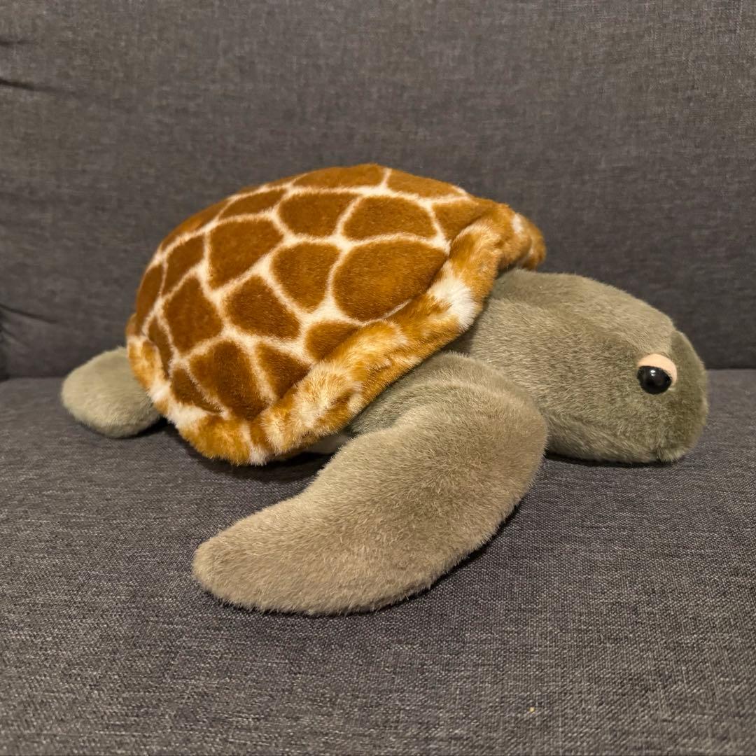 レトロ】吉徳 ウミガメ 亀 ぬいぐるみ ヴィンテージ アンティーク