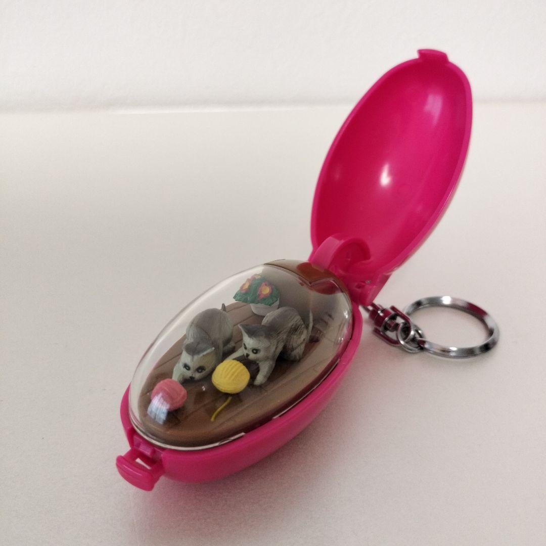 ねこ キーホルダー ゼンマイ レトロ ポケットクリッター タカラ - メルカリ