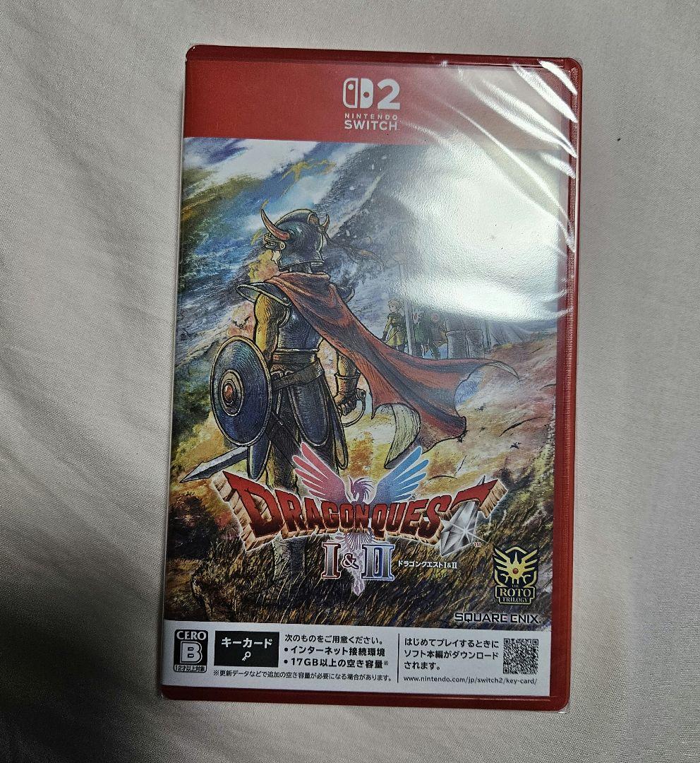 値下げドラゴンクエスト1&2 ドラクエⅠ&Ⅱ 新品未開封 シュリンク付き