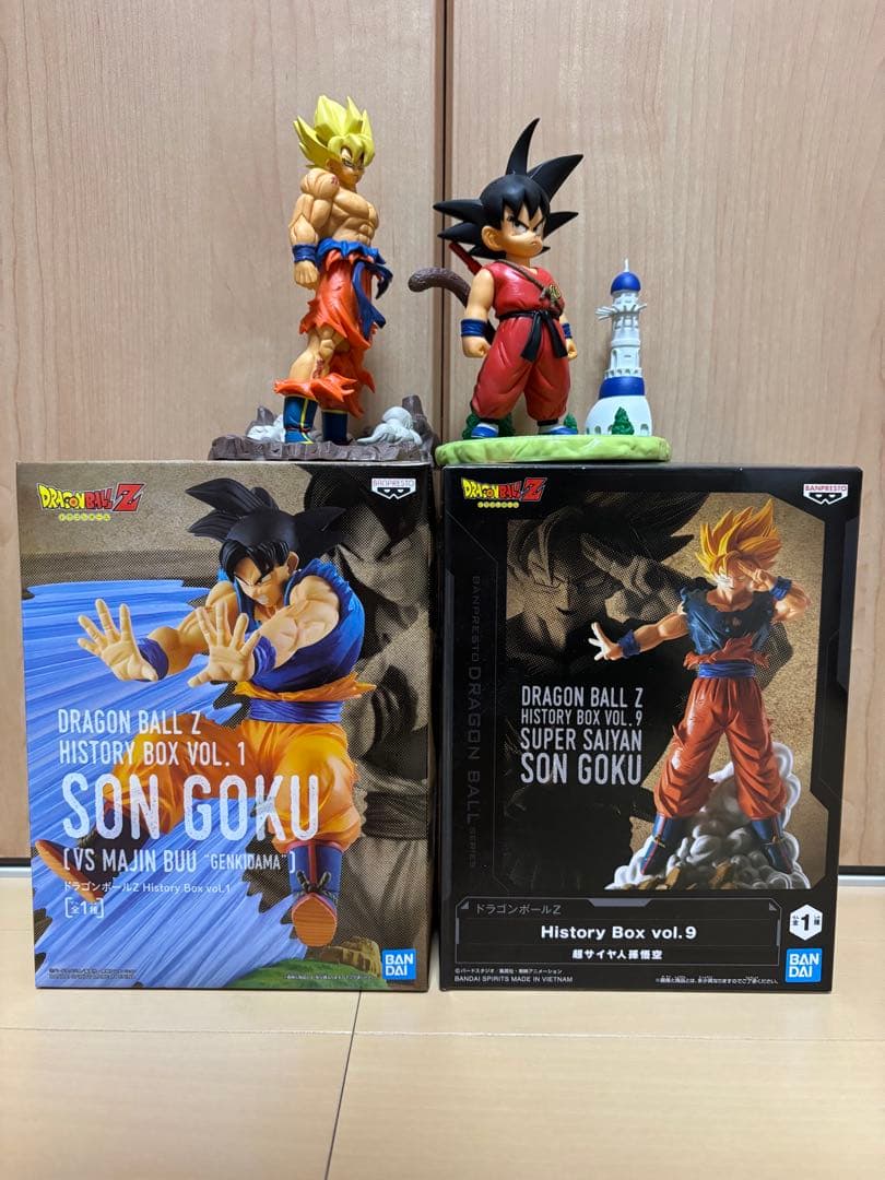 History Box ドラゴンボールZ 孫悟空 フィギュア まとめ売り - メルカリ