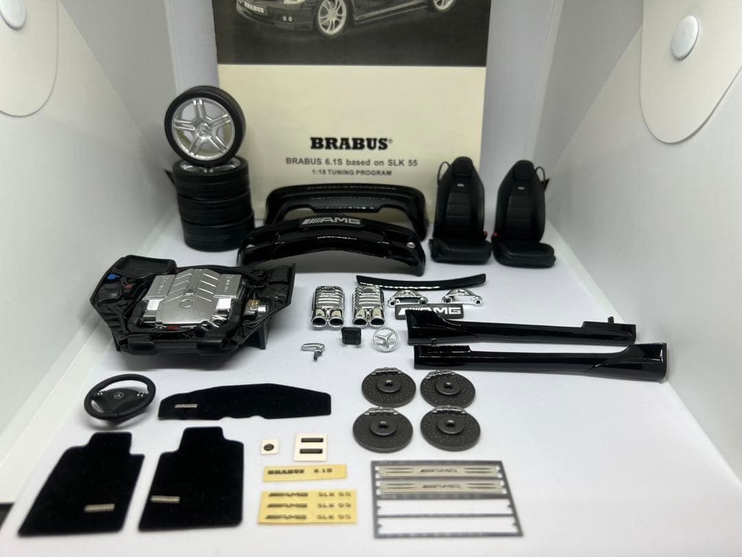 絶版1/18メルセデスベンツSLK55 brabus/AMG (ホットワークス) - メルカリ