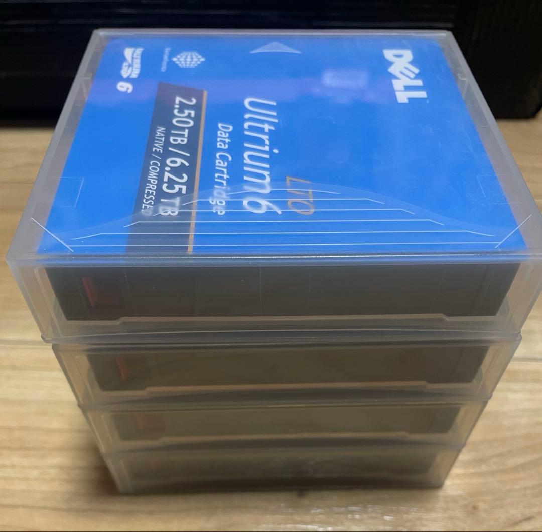 DELL LTO6 Ultrium データカートリッジ 2.5TB 4本