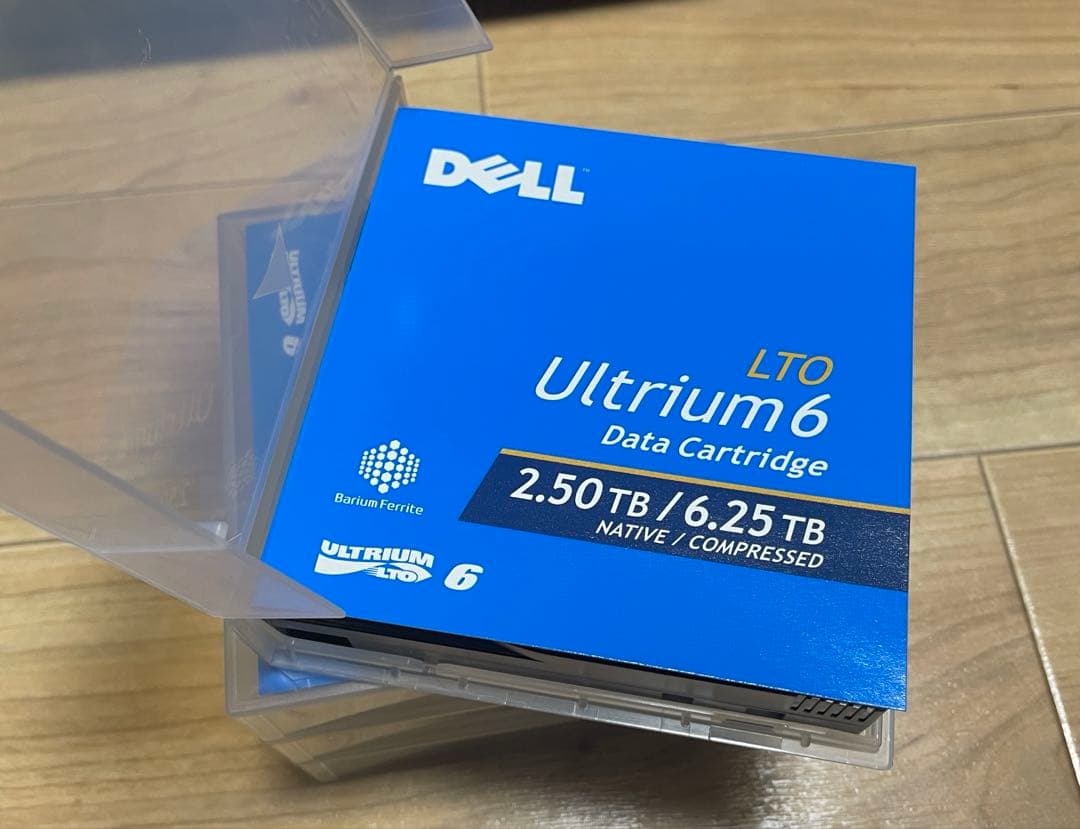 DELL LTO6 Ultrium データカートリッジ 2.5TB 4本