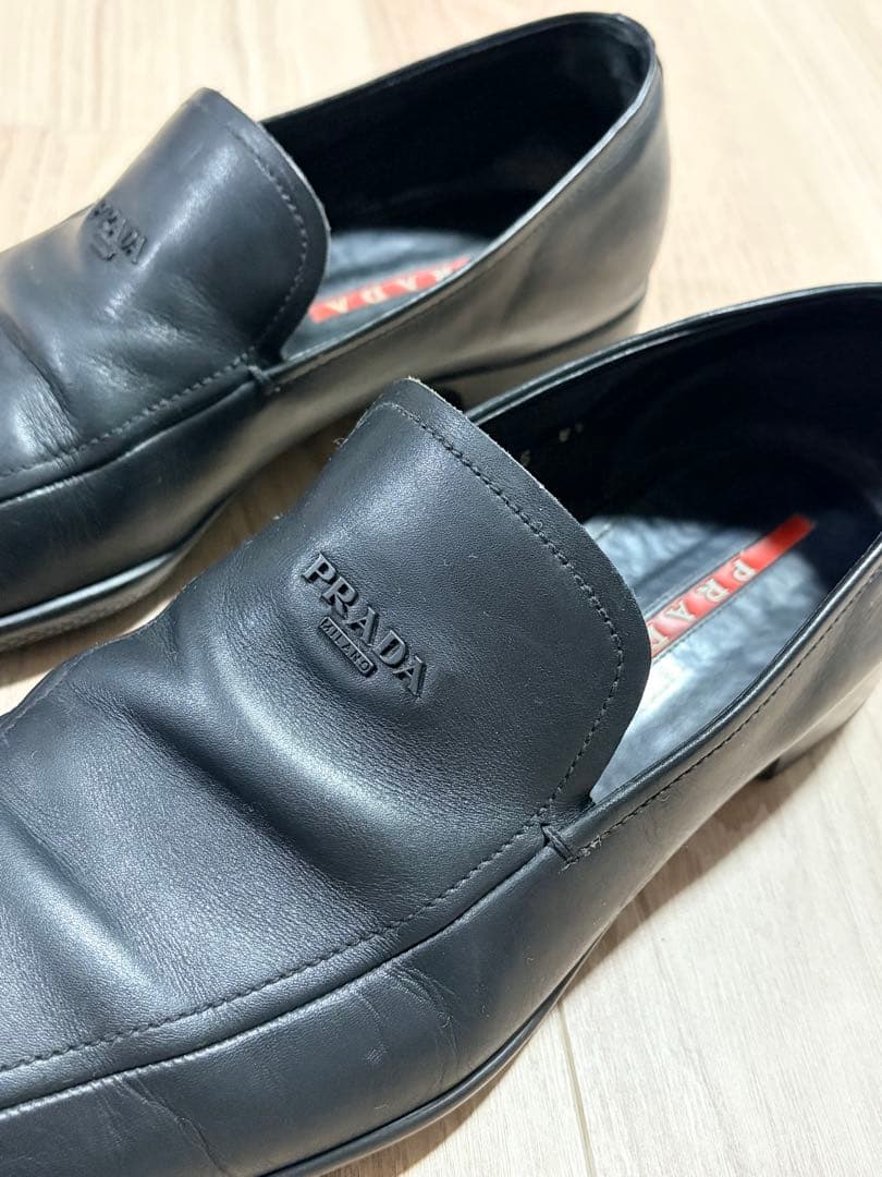 PRADA プラダ ロゴローファー ドレスシューズ アーカイブ 00s 90s