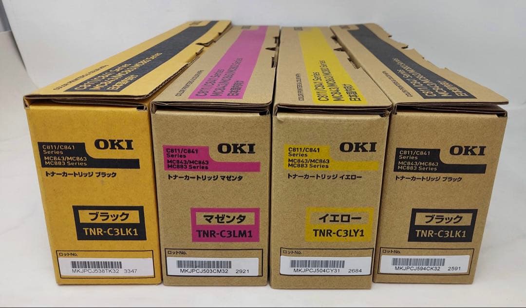 OKI 純正トナーカートリッジ 4本セット - メルカリ