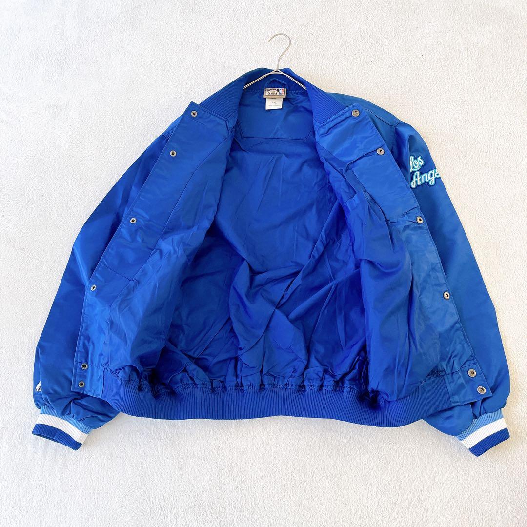 ☆NBA LAKERS☆スタジャン ボンバージャケット ビックサイズ 青 2XL