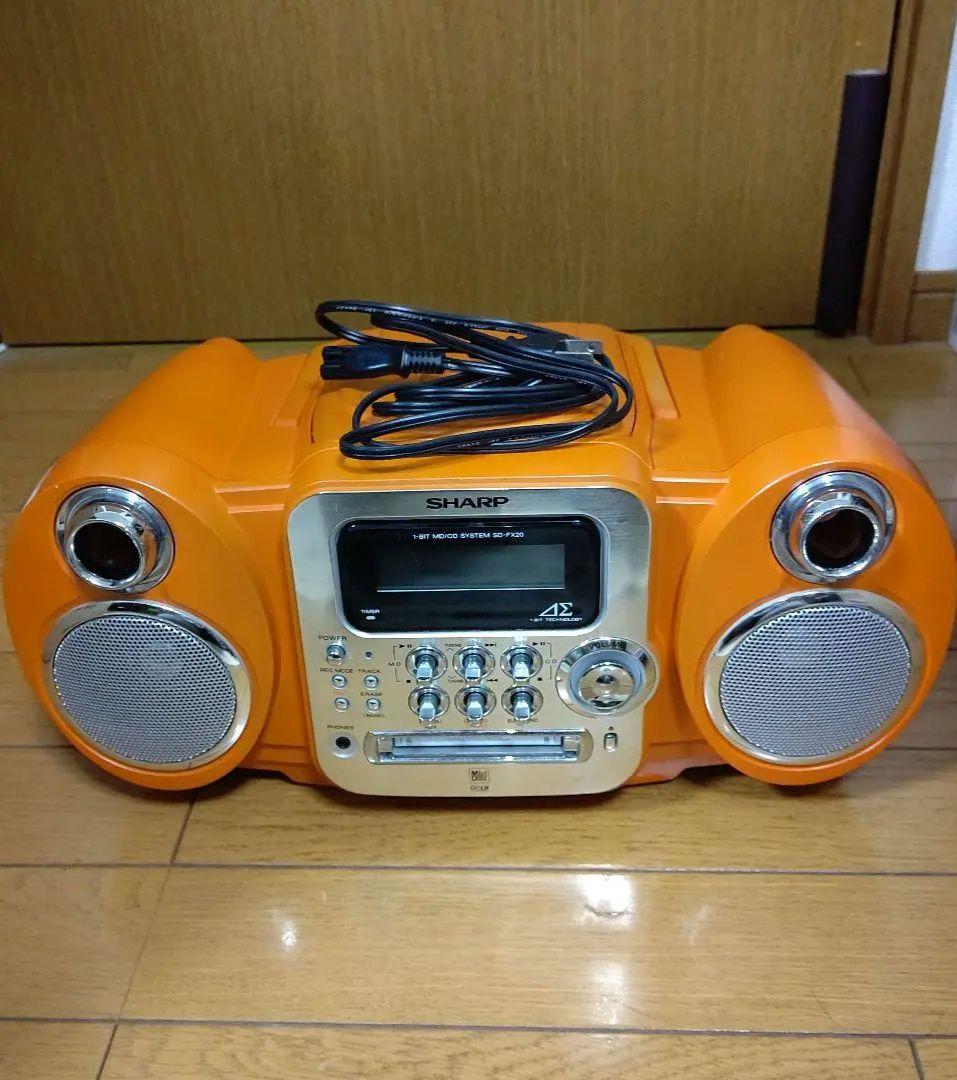 ジャンク品 SHARP 1ビットMD/CDシステム SD-FX20-D - メルカリ