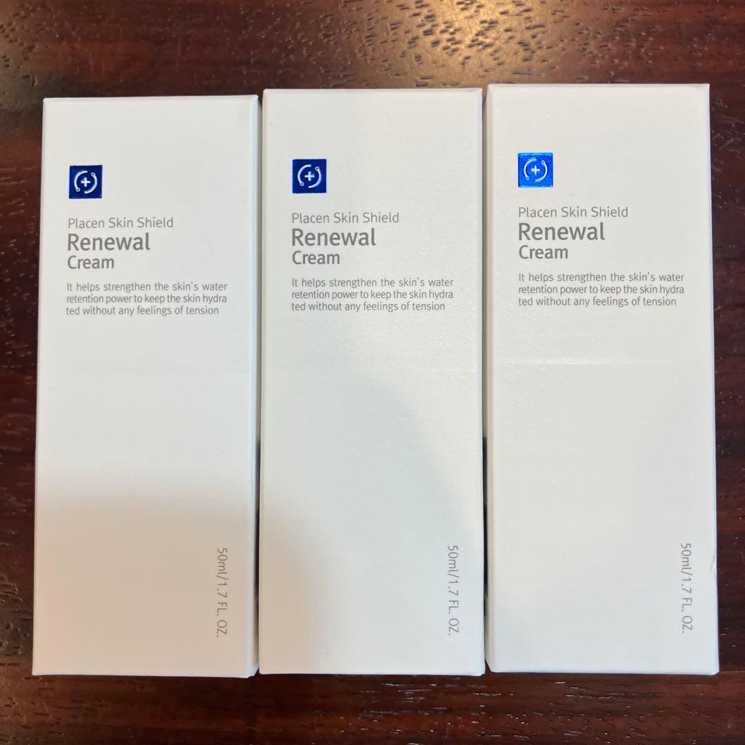 ルネセル正規品　韓国化粧品Renewal Cream 50ml 3個セット 楽天市場】【Rene-Cell】プラセン スキンシード リニューアルクリーム