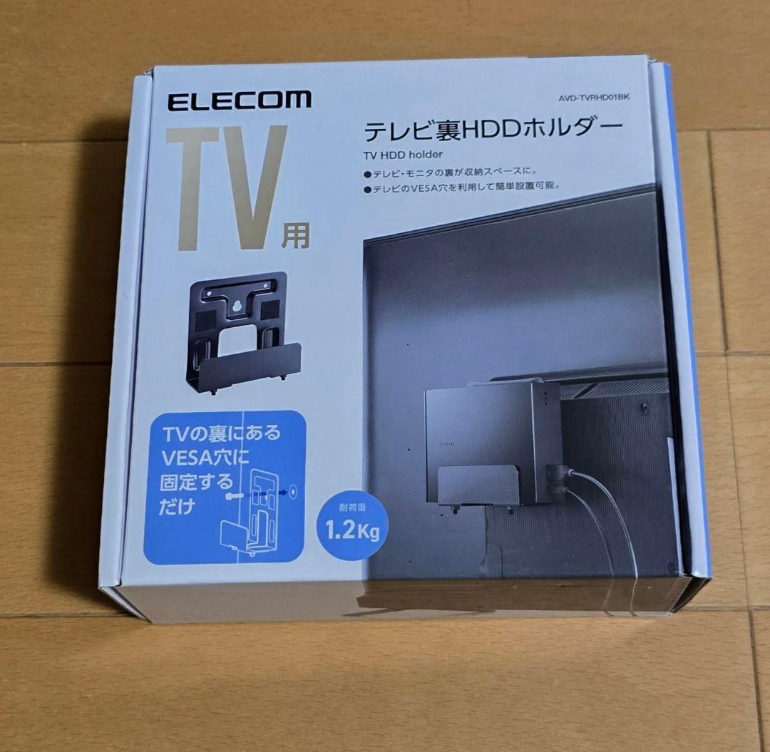 ELECOM テレビ裏HDD ホルダー - メルカリ