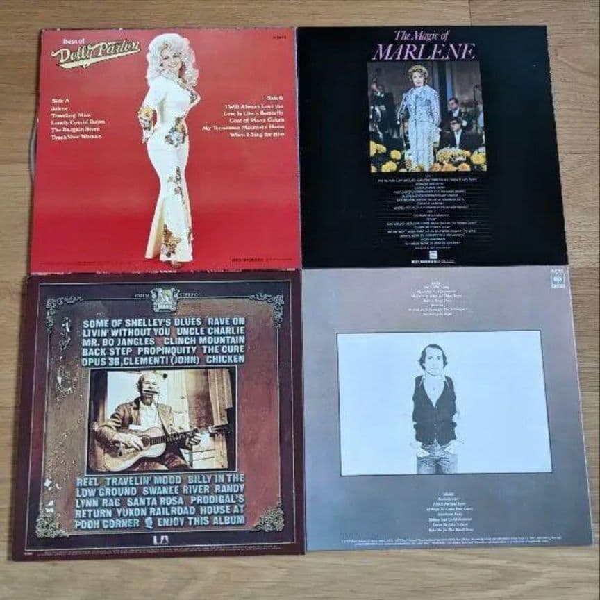 ドリー・パートン マレーネ・ディートリッヒ 他 レコードセット 8