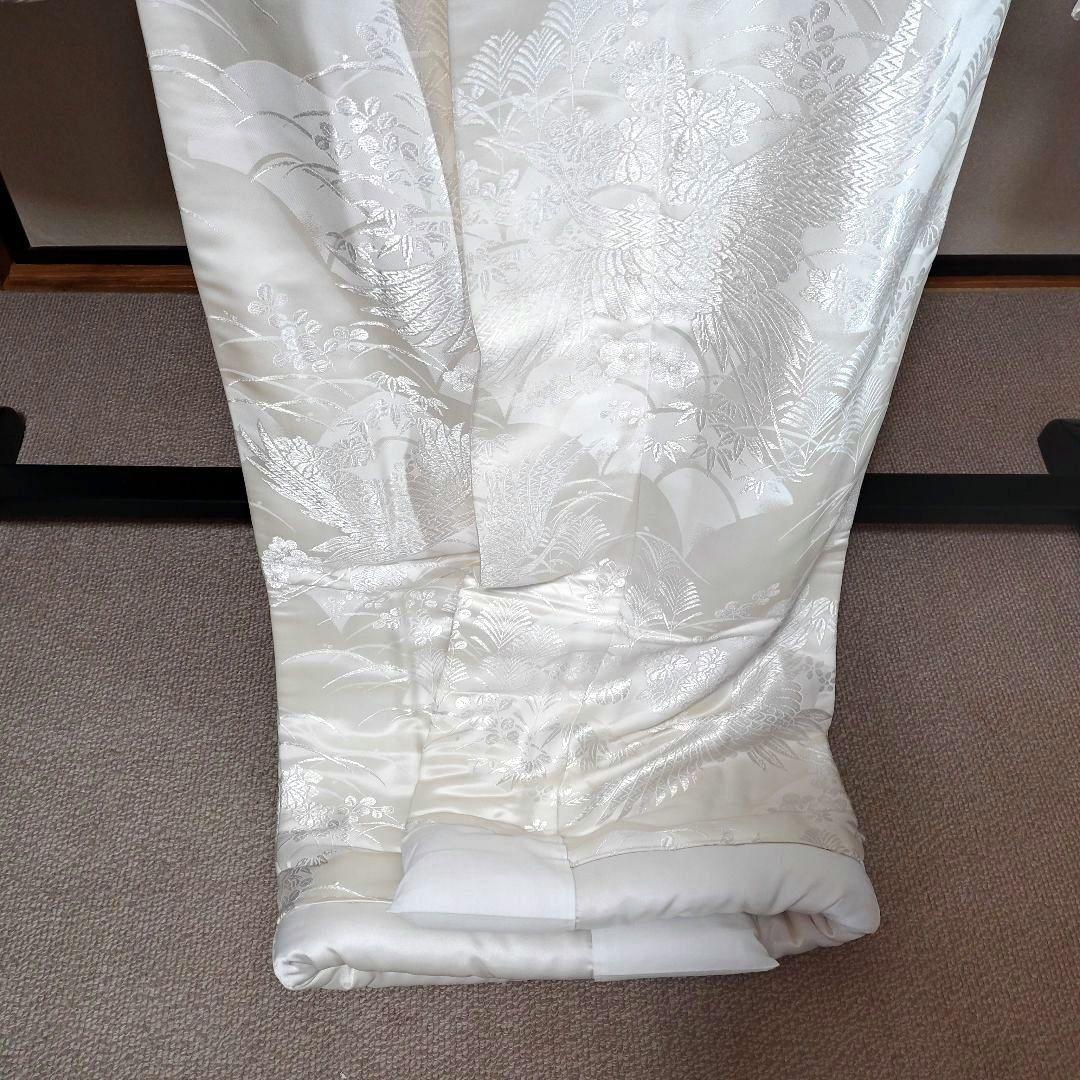 白無垢・色打掛 鶴と草花の唐織D - メルカリ