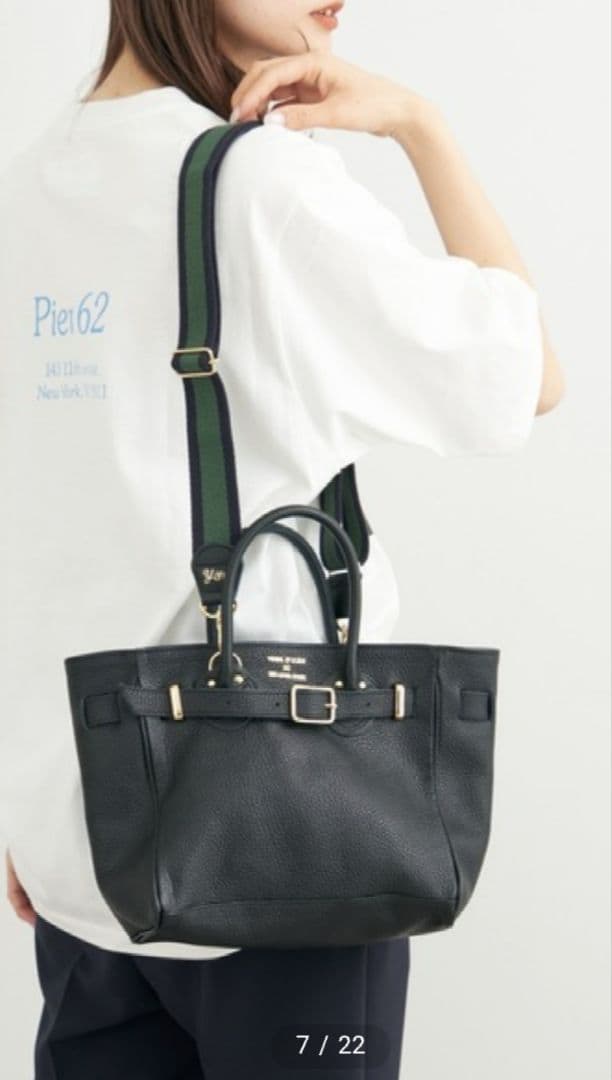 YOUNG&OLSEN ヤングアンドオルセン 別注ストラップ付きベルトバッグ