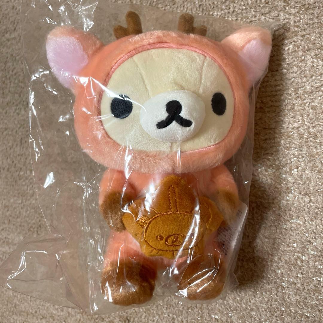 宮島 りらっくま茶房限定 リラックマ 鹿 ぬいぐるみ コリラックマ