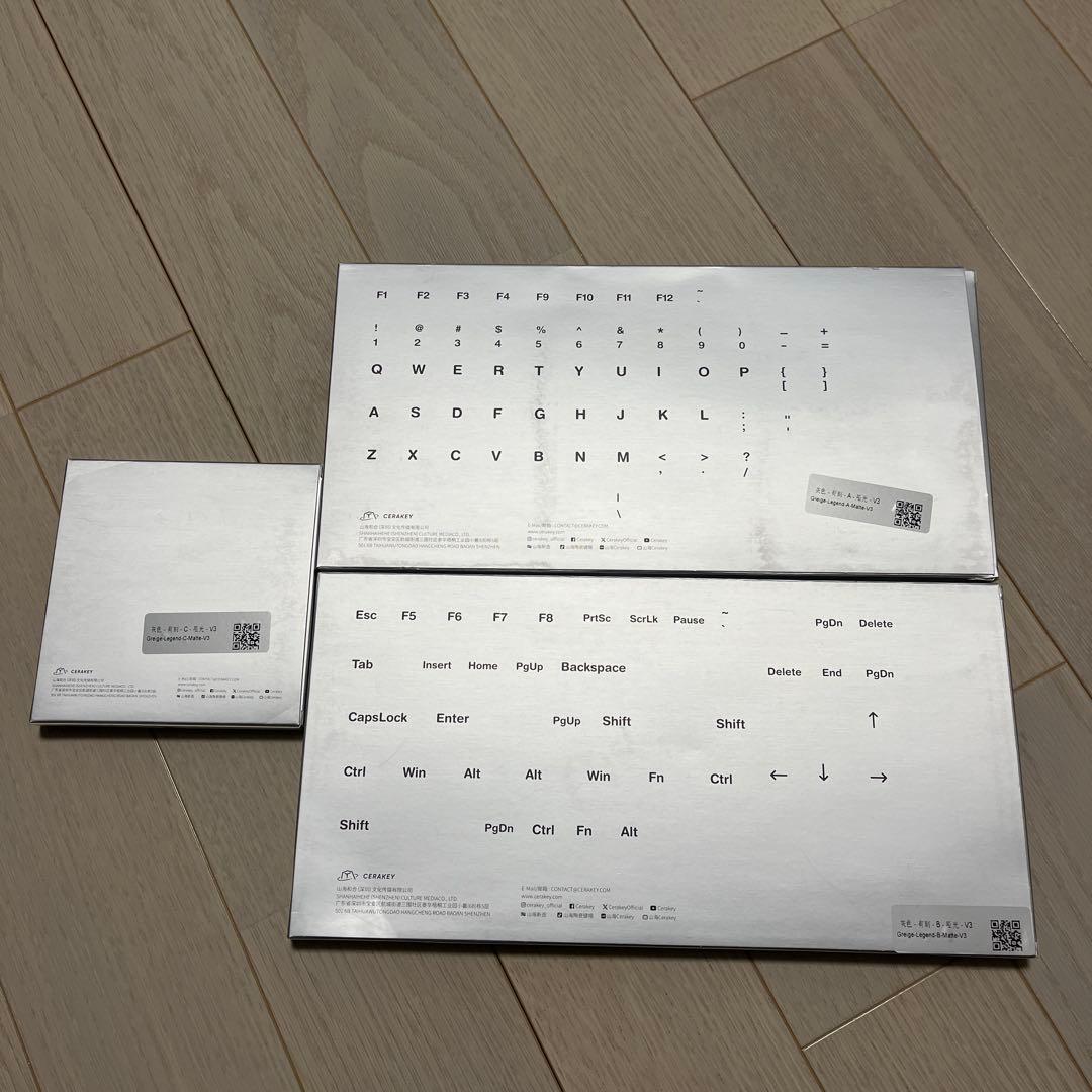 Cerakey セラミックキーキャップ フルセット V3-マットグレージュ