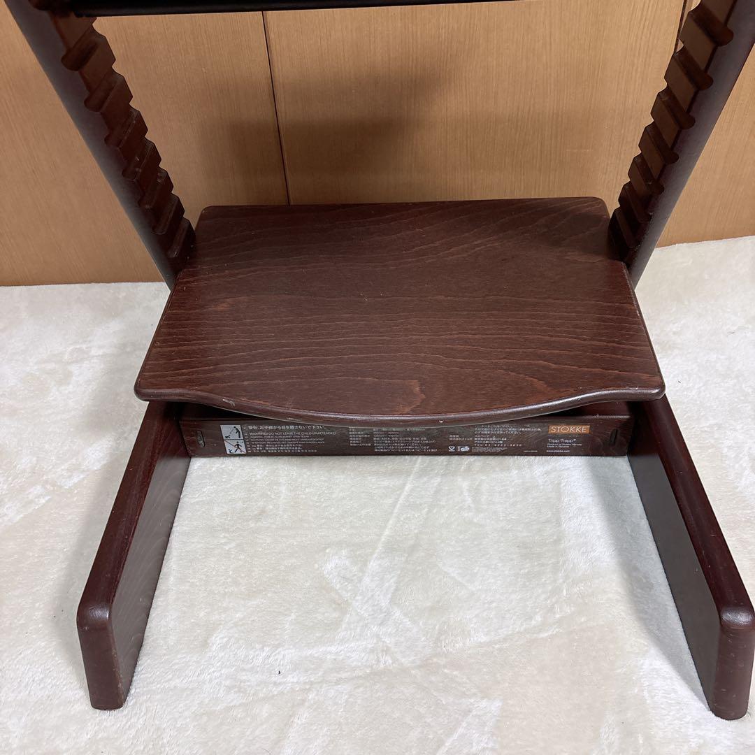 ストッケ トリップトラップ ウォールナットブラウン シリアル 4 - メルカリ