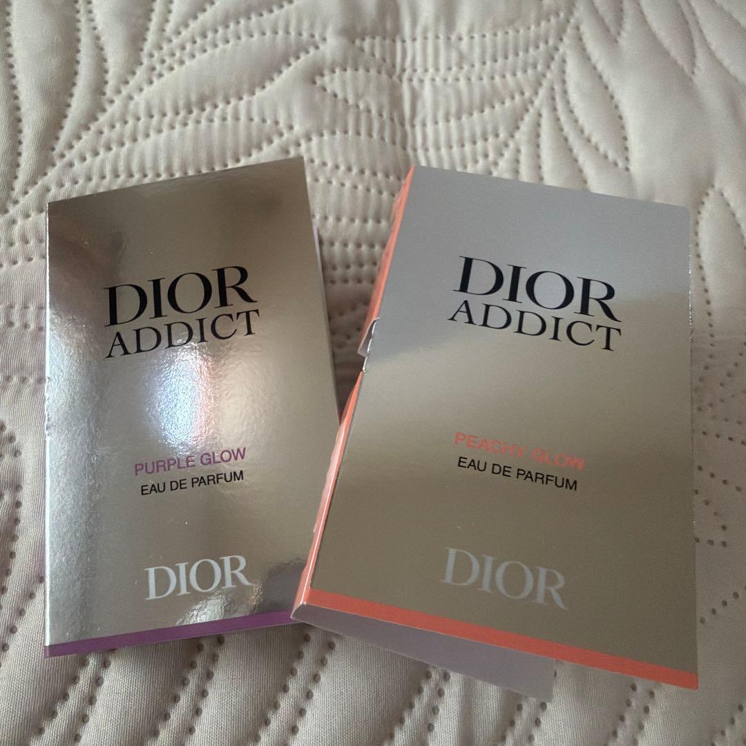 ディオール アディクト パープルグロウ&ピーチーグロウ1ml 2本セット