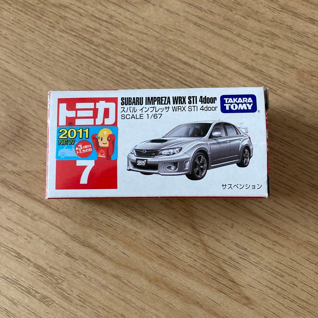 絶版/廃盤】トミカ No.7 スバル インプレッサ WRX STI 4door - メルカリ