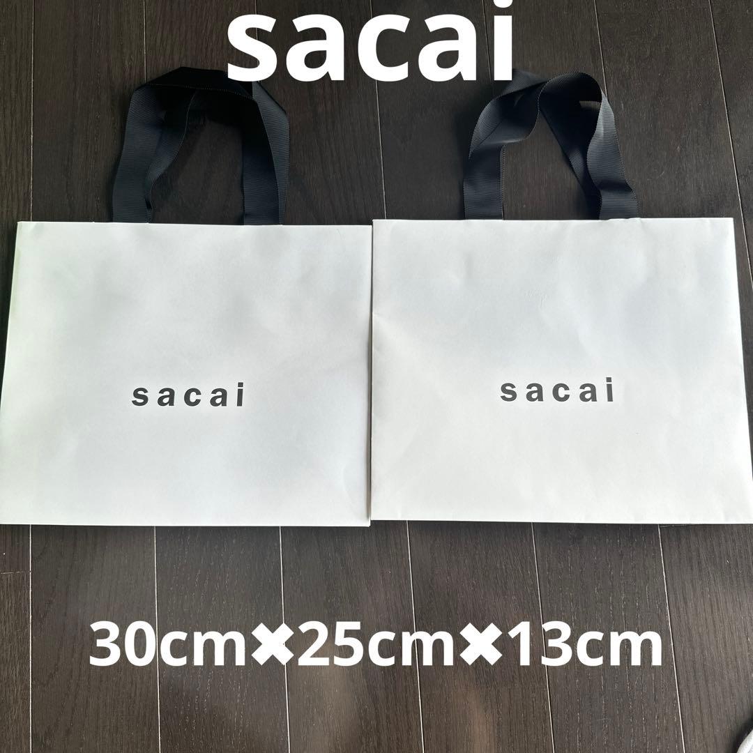 サカイ sacai ショッパー 紙袋 2枚セット - メルカリ