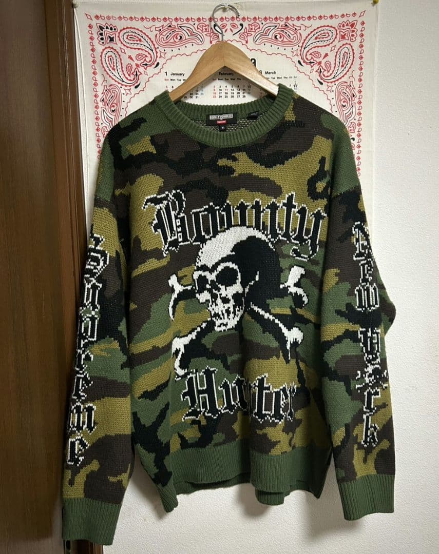 希少・完売モデル】Supreme×BOUNTY HUNTER ニット セーター - メルカリ