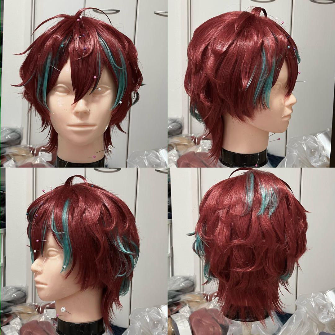 セット済み　コスプレ　完成ウィッグ 観音坂独歩 ヒプノシスマイク 麻天狼 観音坂独歩 コスプレウィッグ ｜cosonsen
