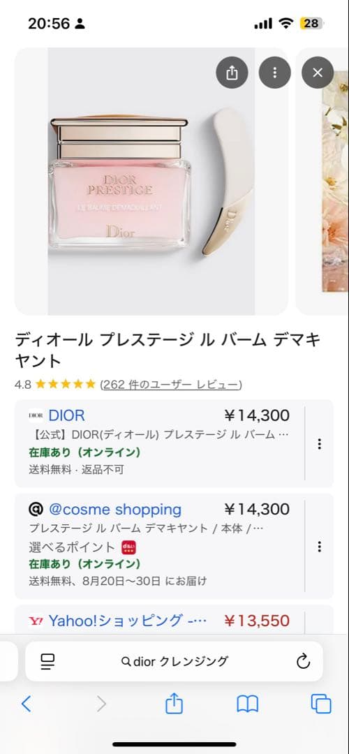 DIOR クレンジング 【限定袋＋スパチュラ付き】
