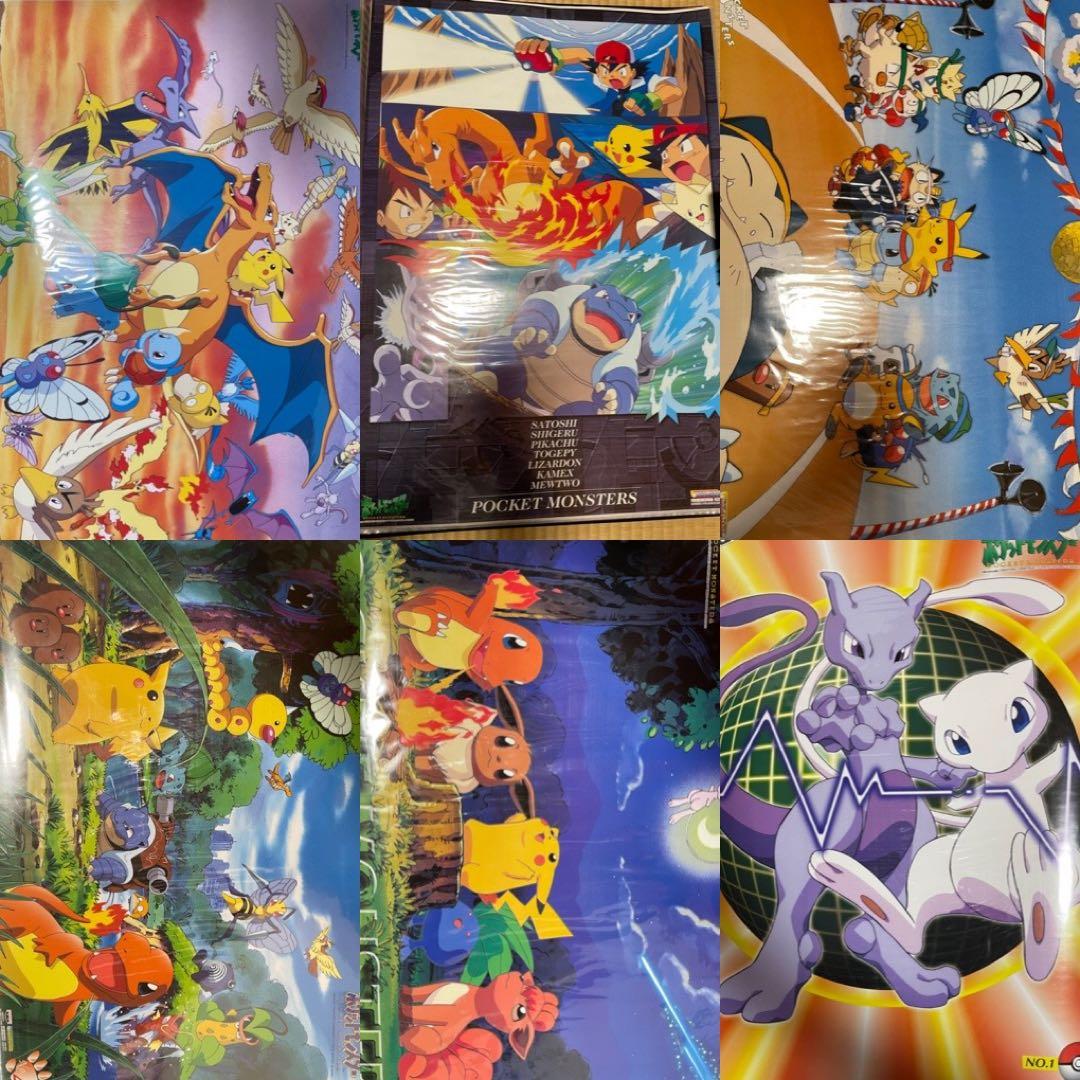 ポケットモンスター　バンプレ　ポスター　ポケモン　6枚セット 楽天市場】【送料無料】 ポケモン ランチクロス 2枚セット ナフキン 綿