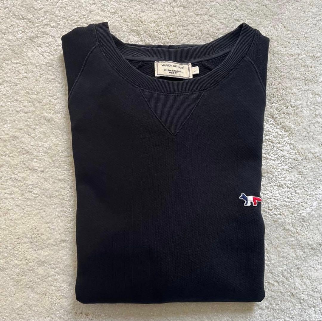 メゾンキツネ トリコロール フォックスパッチ スウェットシャツ - メルカリ