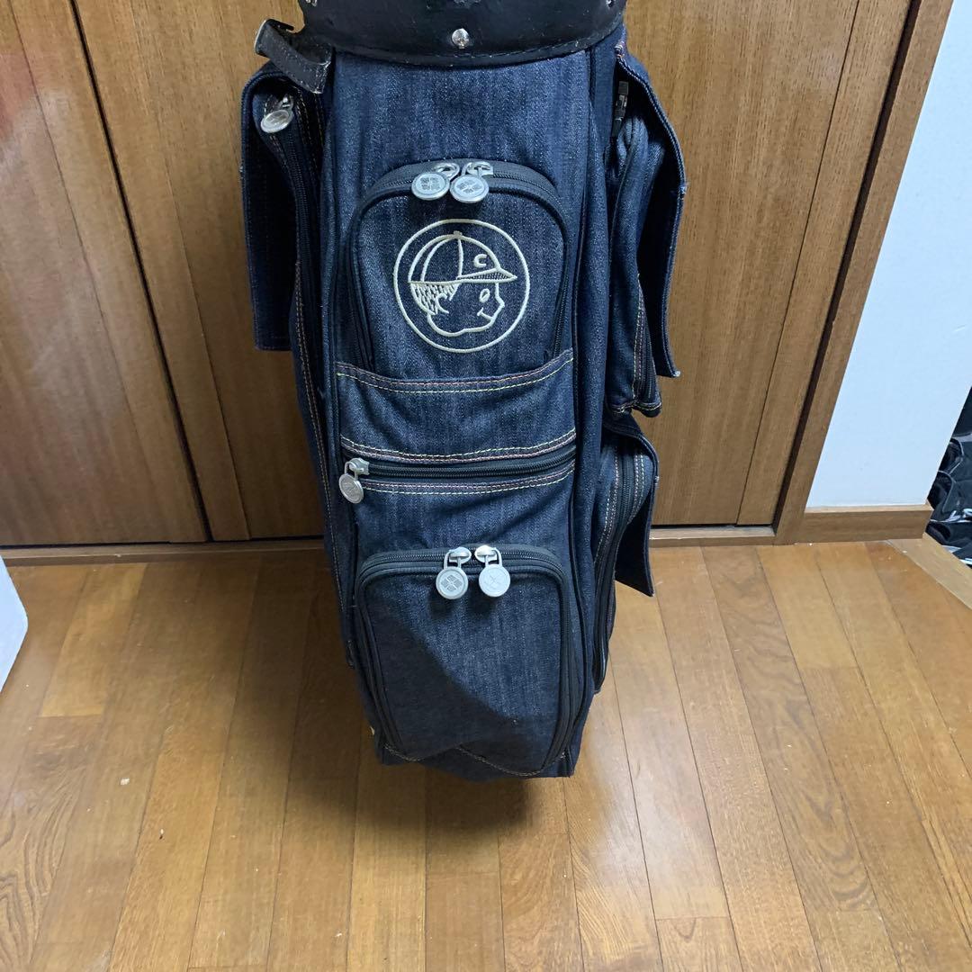 希少】EVISU ブラック デニム キャディバッグ 10インチ - メルカリ