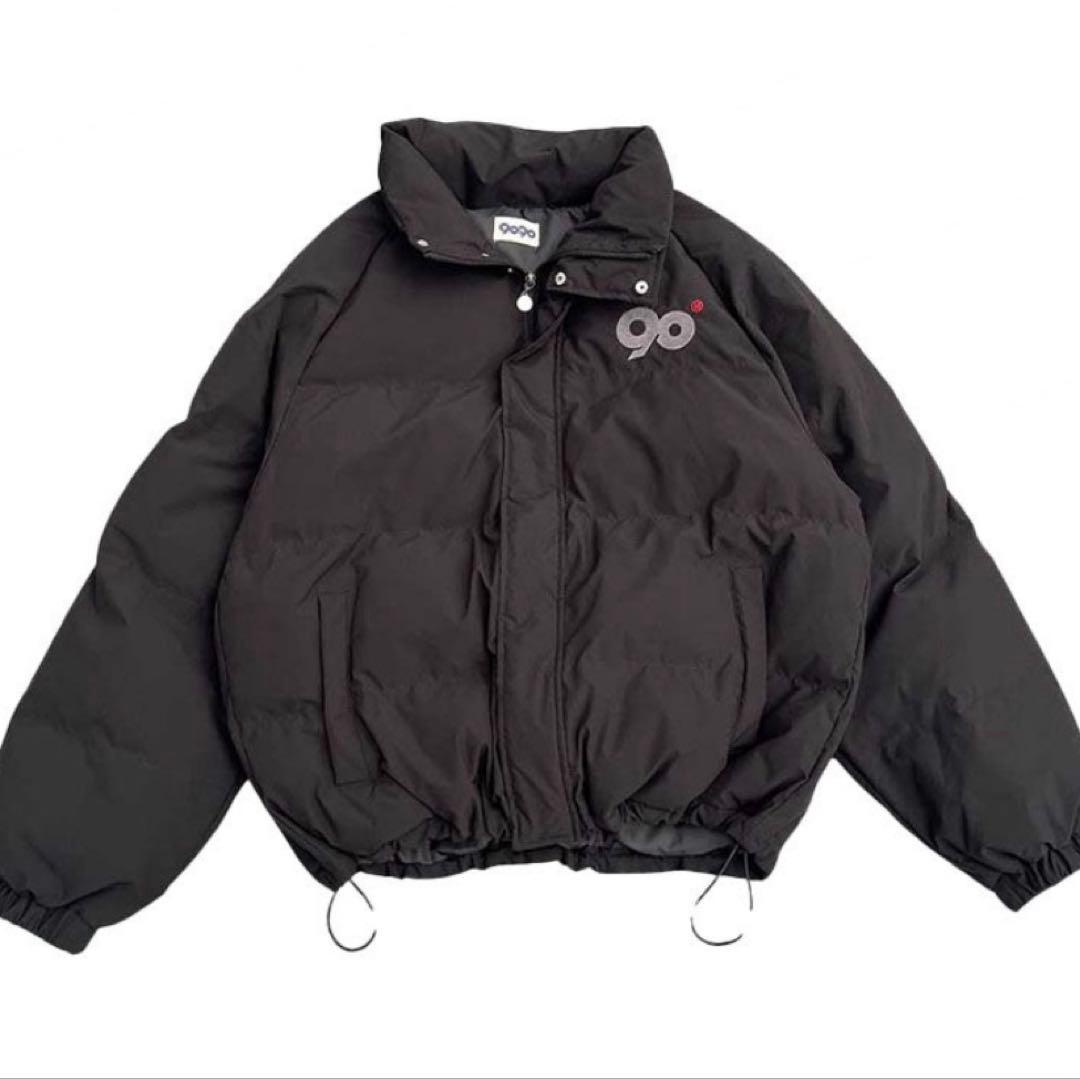 9090 ブラックダウン 丈短め S - メルカリ