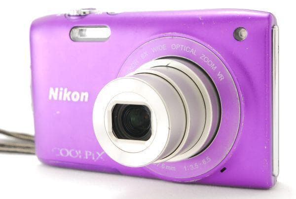 ⭐ ニコン COOLPIX S3300 パープル CCD搭載 スマホ転送OK！