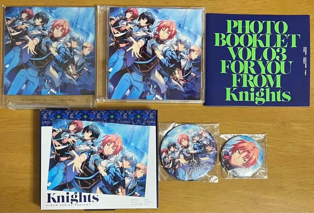 あんスタ Knights アルバム 特典 缶バッジ レオ 月永レオ 缶バッジ
