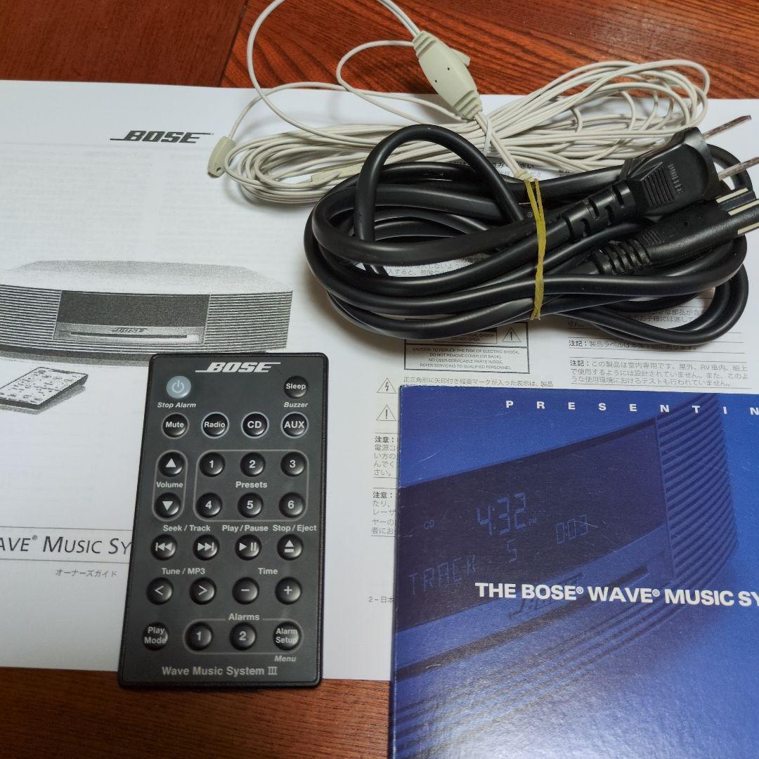 BOSE Wave Music System Ⅲ完動品ワイドFM純正各種付属取説 - メルカリ