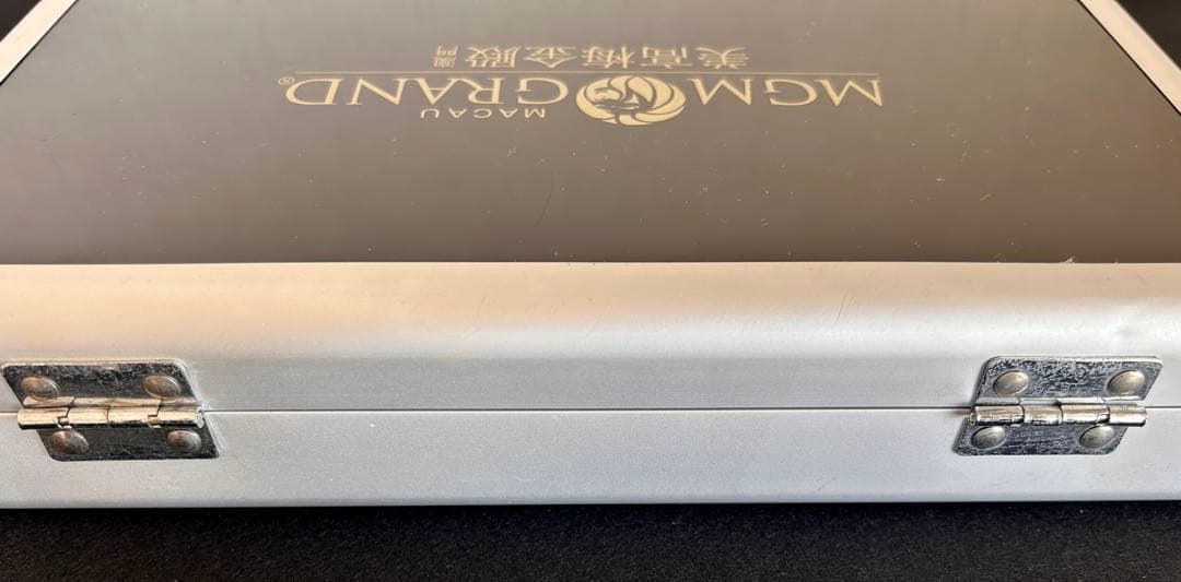 激レア・現地購入品】高級麻雀牌 マカオ金牌 未開封 ゴールド ライオン